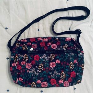 LeSportsac Floral Crossbody Bag - Black and Red